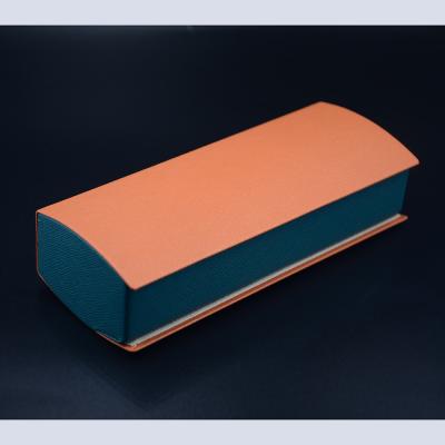 Customized pu leather sunglasses case with mixed color