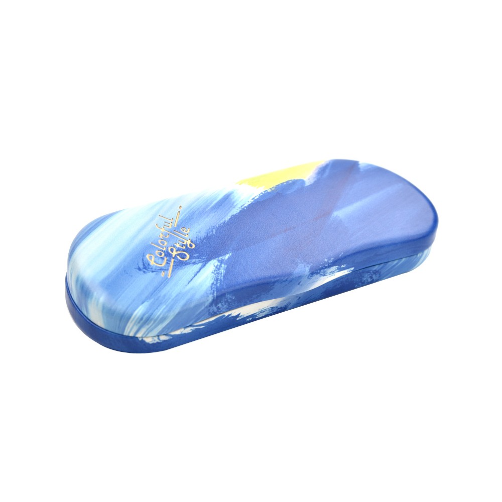 Fashion style metal eyeglasses case with customized design